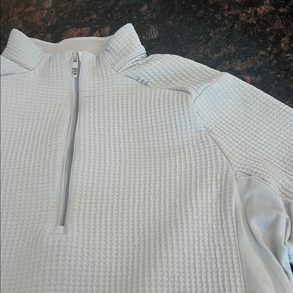 lululemon athletica White Textured Sweatshirt